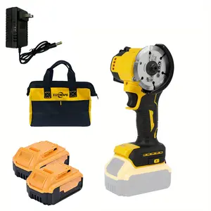 Cordless 3 "circular saw, suitable for 20V MAX battery, brushless compact cordless cutting tool, 3 inch brushless circular saw, with 5 saw blades, suitable for metal/wood/tile/plastic, only the tool body does not have batteries, men's gift