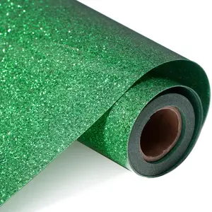 [LIVE ONLY] Glitter HTV Heat Transfer Vinyl Roll Green