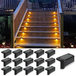 Ultimate 4/12-Pack Solar Deck Lights  Auto-On/Off Warm White LED for Stairs, Pathways & Fences | Waterproof IP65 Design | Easy NO Wires & NO Bills Installation! Perfect for Yard, Patio & Garden Lighting. #SolarLights #OutdoorLighting