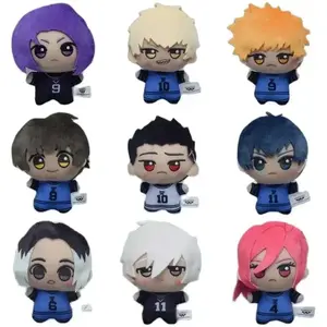 2026 new 10cm Blue Lock Plush Toy KeyChain Pendant Nagi Seishiro Chigiri Hyoma Gagamaru Gin Action Figure Soft Bag Pendant Gifts