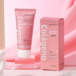 Mascarilla Peel-off de Colágeno KORMESIC con Colágeno Hidrolizado, Niacinamida, Ceramida para Iluminar, Reafirmar, Exfoliar y Apretar Poros Collagen Facial Mask Collagen Moisturizing Mask