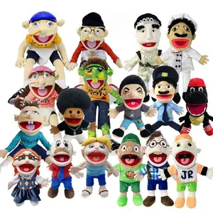 New 30/60cm Jeffy Hand Puppet Plush Children Soft Doll Talk Show Party Props Christmas Doll Plush Toys Puppet Kids Gift