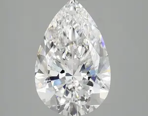 3.02 ct E VVS2 Pear Shape