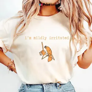 I'm Mildly Irritated Marcus The Worm Comfort Colors Shirt, Marcus The Worm Meme Shirt, Brain Rot shirt, Robert Help Marcus The Worm Ugly shirt - Printfamily