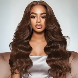 Sunber Chestnut Mocha Brown 13x4 Pre Everything Loose Wave Lace Front Wig Glueless Wig Human Hair Wigs Put on and Go TikTokShopRestock FallFreshness