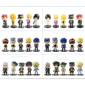 5Pcs/Set Anime JoJo Bizarre Adventure Q Version Action Figures PVC Model Toys Dolls Ornaments Collectible Gift