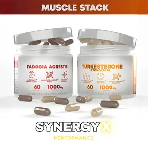 Muscle Stack – 2000mg Formula – Turkesterone, Tongkat Ali & Fadogia