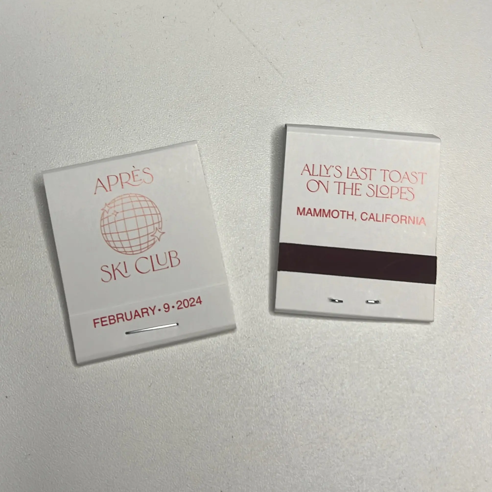 Custom matchbooks