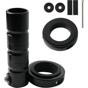 No Drilling Black Wakeboard Tower Flag Holder, Rail Mount Boat Flag Pole Bracket Mount Kits