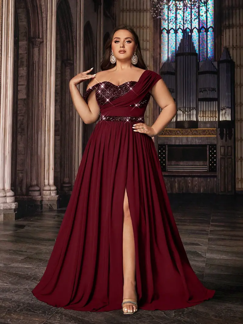 burgundy plus size prom dresses - TikTok Shop burgundy plus size prom dresses - TikTok Shop