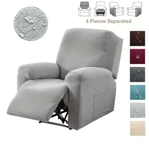 Cover Only, Stretch Jacquard Recliner Cover, Sofa Slipcover with Pocket for 1 Seat Couch, Washable Furniture Protector #TikTokShopLaborDaySale