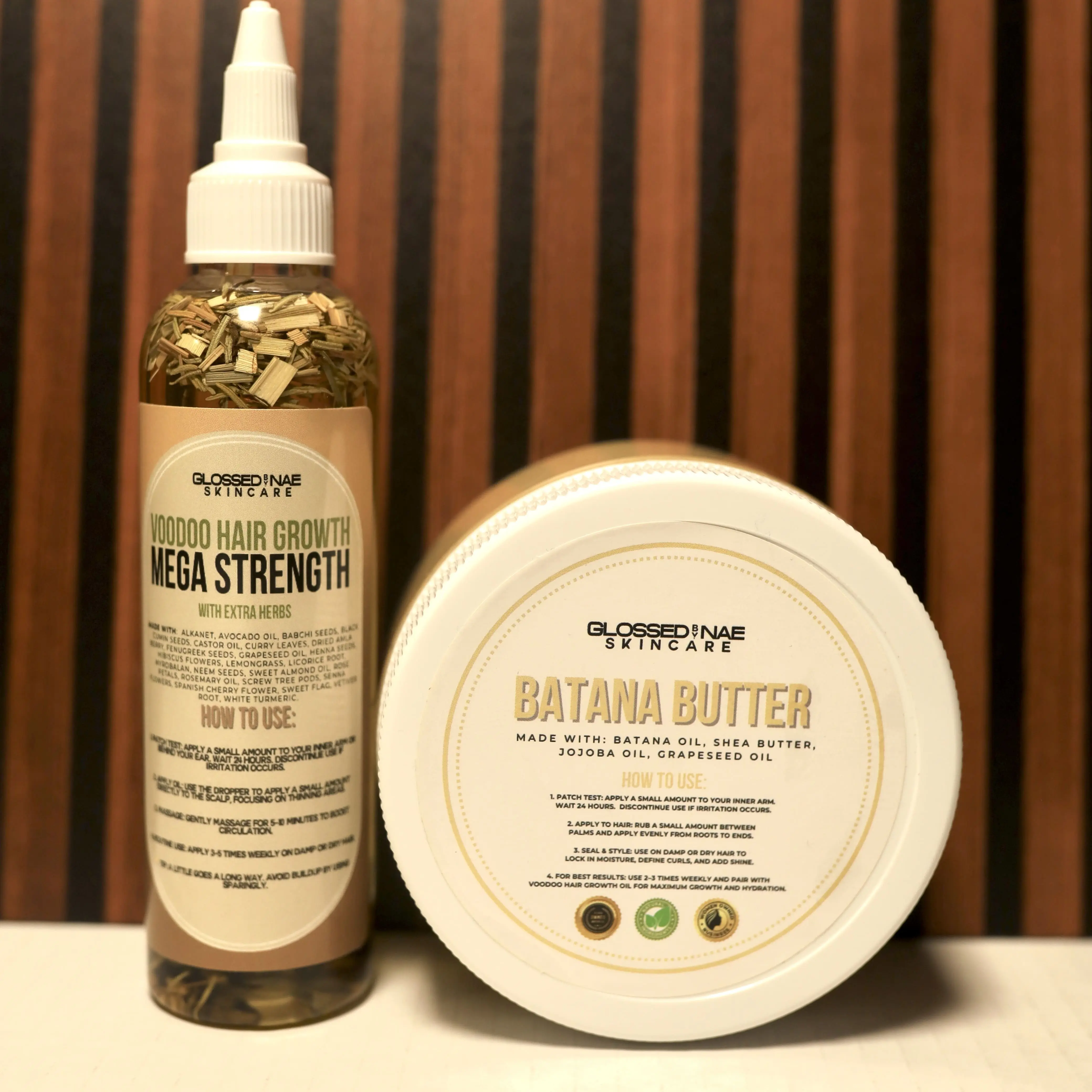 Batana Length Retention Bundle: w 4oz Mega Strengt