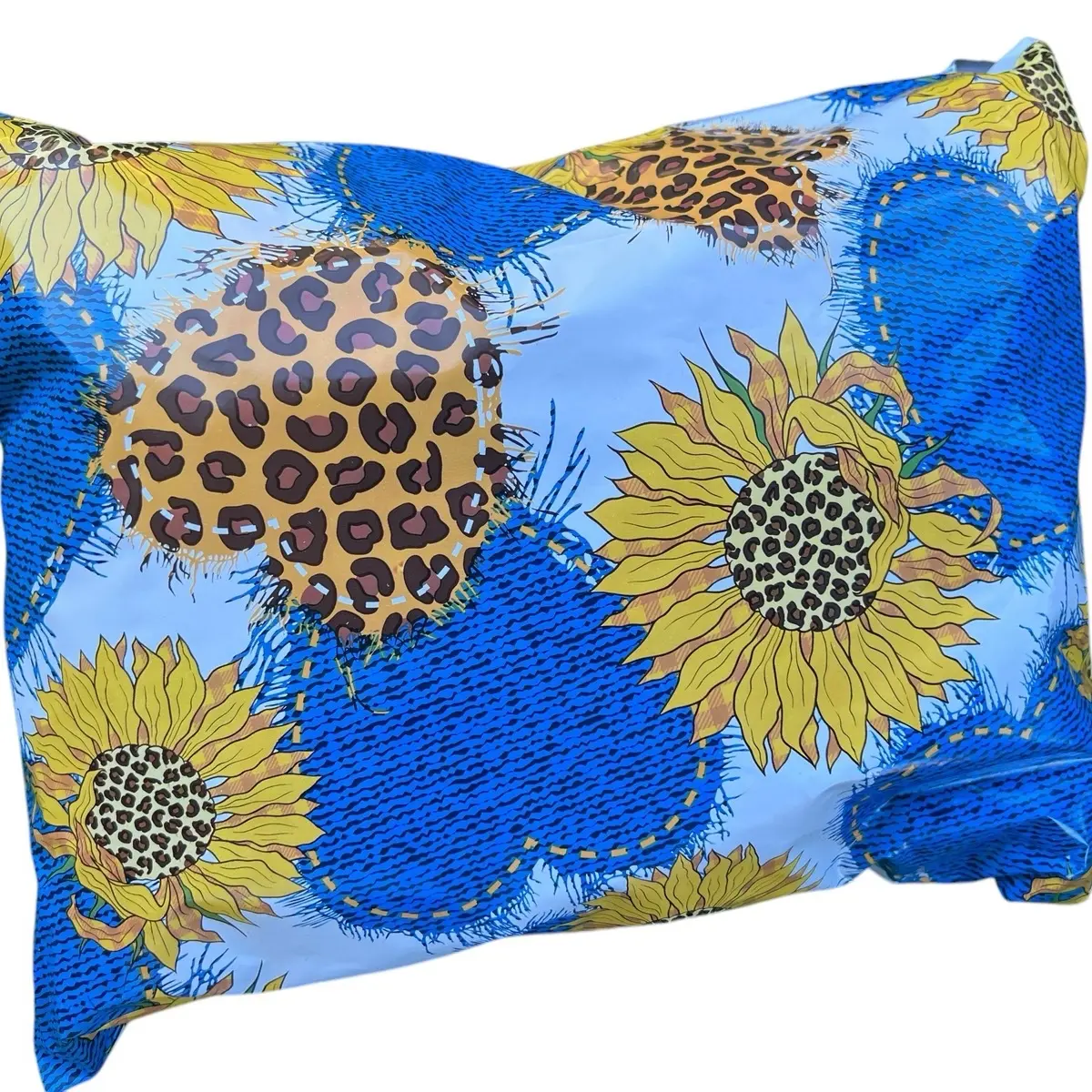 19x24 sunflower denim heart poly mailers qty 50 19x24 sunflower denim heart poly mailers qty 50