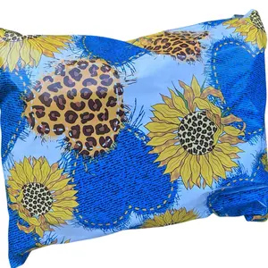 19x24 sunflower denim heart poly mailers qty 50