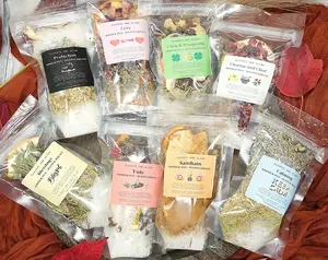 Winter, Fall, Spring, Summer Intention Simmer Pots - Witchy Herbal Pot - Ritual Herb Pot - Potpourri Kit