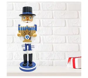 Santa's Workshop 14" Hannukah Nutcracker