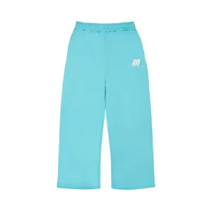 You Matter Menswear Men's Cotton Fleece Casual Loose Wide-Leg Plain Trousers - Baggy, Sewn Everyday Bottoms