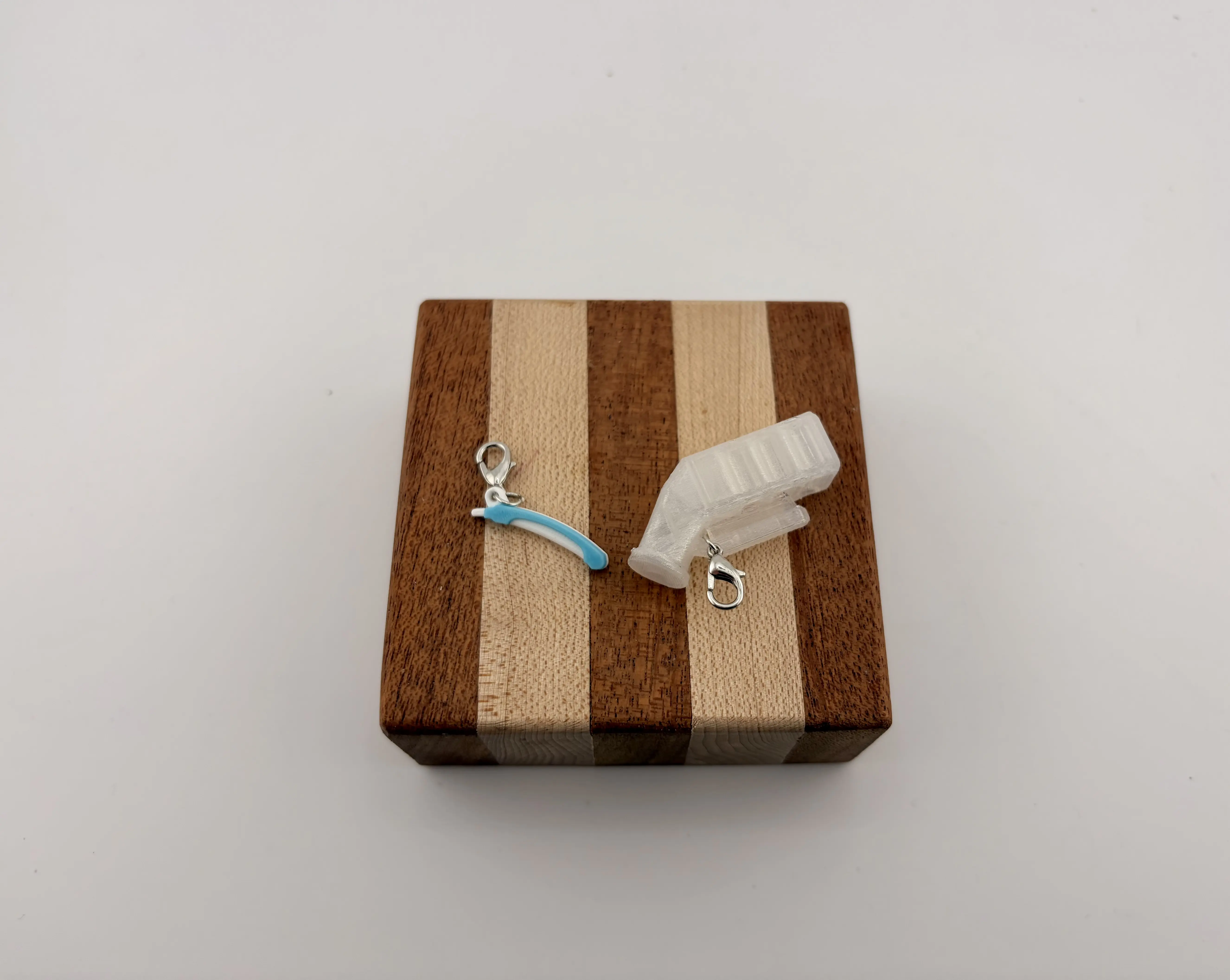 Funny nurse badge reel charms - Cooter Canoe and Urinal for CAUTI champion