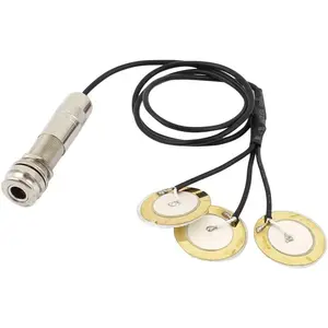Musical Instruments Pickups Piezo Microphone Contact 3 in 1 for Guitar Violin