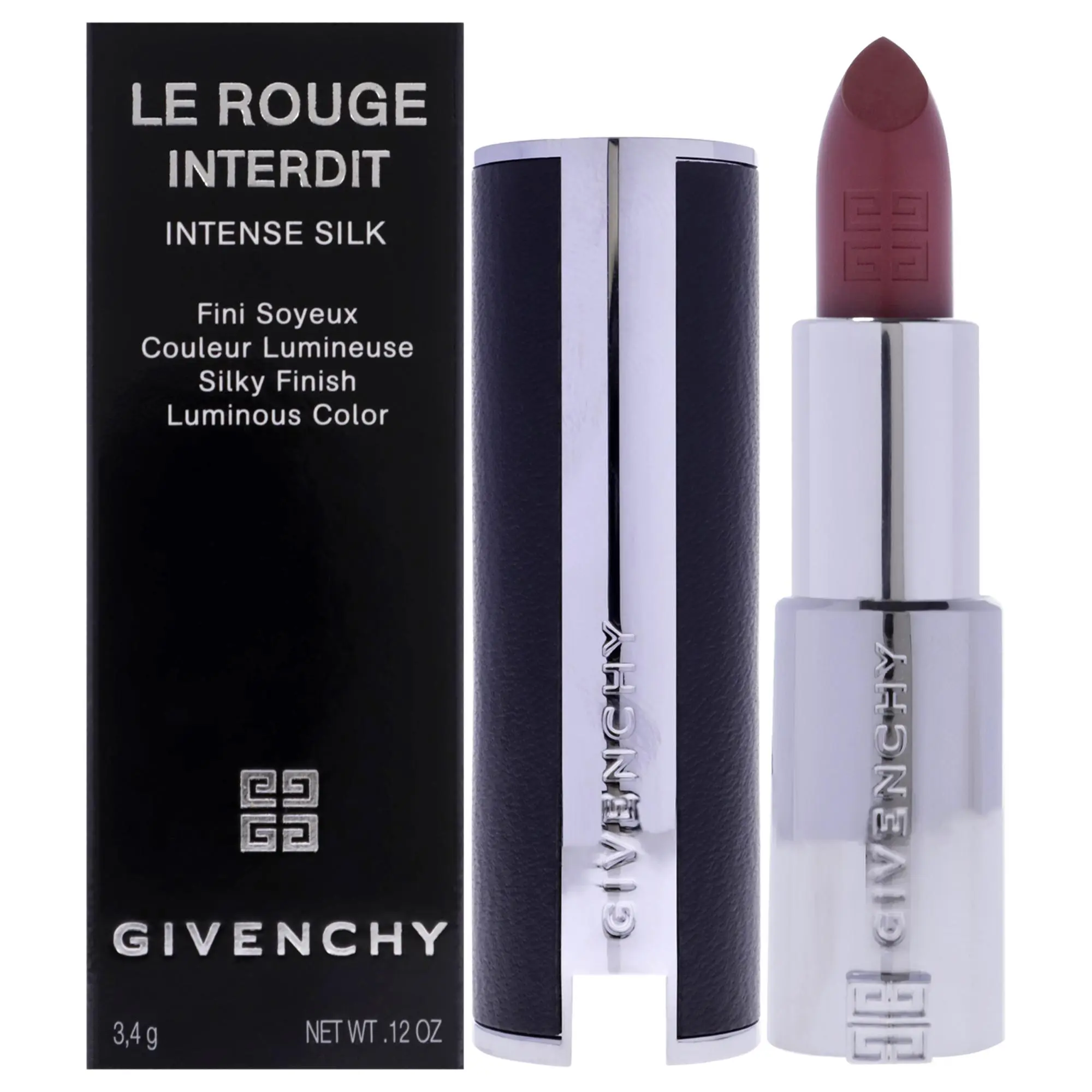 Le Rouge Interdit Intense Silk Lipstick - 116 Nude Boise by Givenchy for Women - 0.12 oz Lipstick (Refillable)