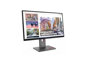 Lenovo ThinkVision P27QD-40 27" WQHD LED Computer Monitor - 16:9 - Raven Black - 2560 x 1440 - 350 Nit - 4 ms - 120 Hz Refresh Rate - USB Type-C - HDMI - DisplayPort - VESA - USB Hub