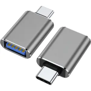 USB C to USB Adapter [2-Pack], Thunderbolt 3 to USB 3.0 OTG Adapter Compatible with MacBook Pro,Chromebook,Pixelbook, Surface Go, Galaxy S9 S10 S20 S21 S22 Ultra, 15 16 Pro Max