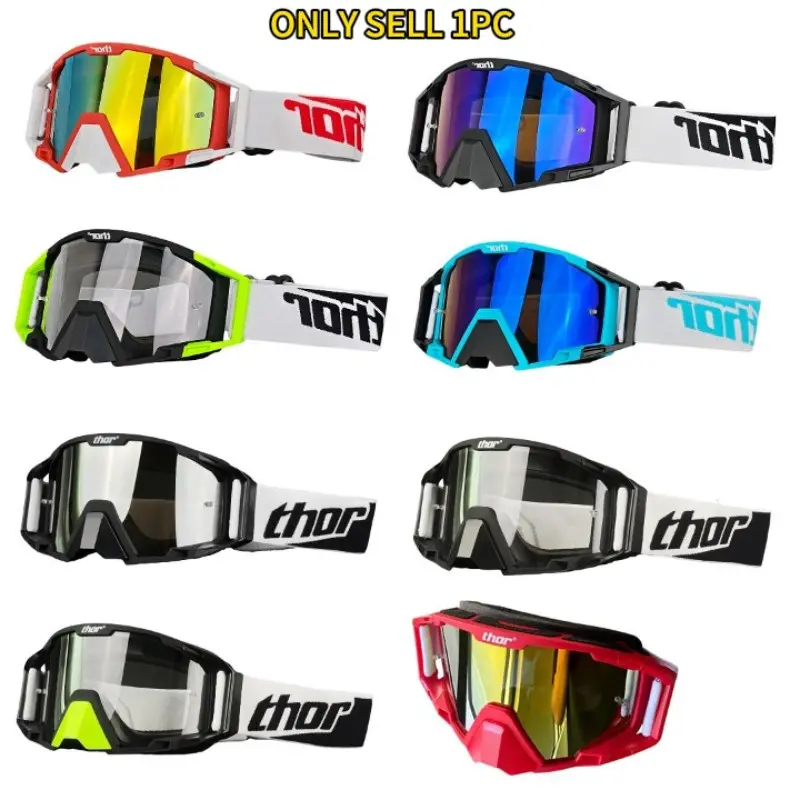 Unisex Motorcycle Goggles, Off Road Goggles, Motocross Goggles, Dirt Bike Goggles, Outdoor Riding Goggles, Tactical Windproof Sunglasses, Outdoor Protection for Skiing, Cycling, Bike Racing, Perfect Valentine's Gift