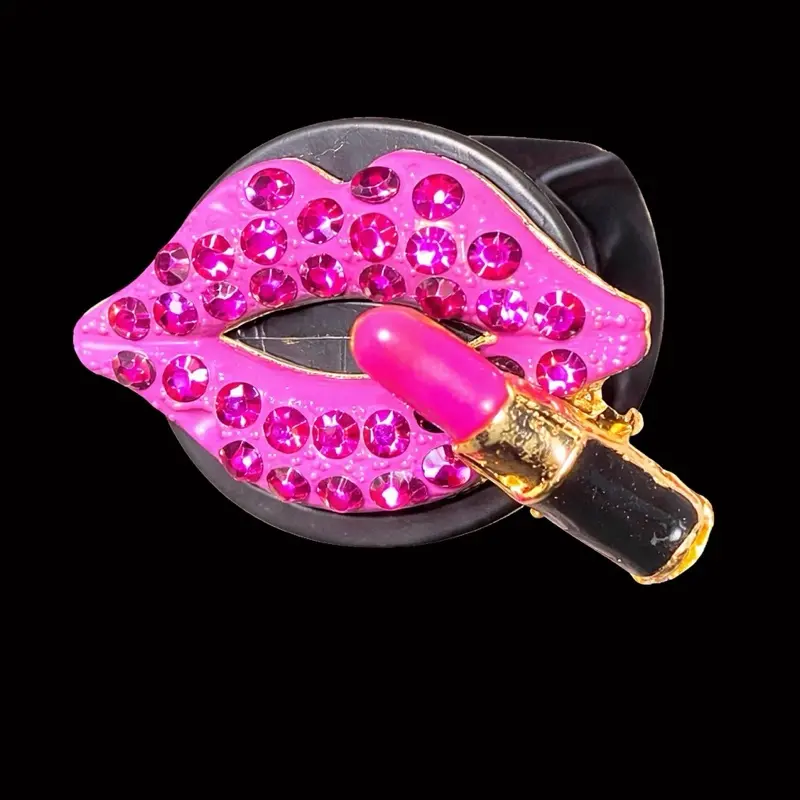 Pink Lip Air Vent Clip