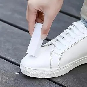1/2/3 Pack of White Erasers Sturdy Durable with Strong Cleaning Ability for Suede Sports Shoes Footwear Portable Design 6cm x 5cm x 2cm - Leather Tennis laundry detergent household essentials