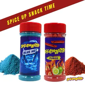 SPICEMASTERS HEAT DUO: FUEGO + BLUE HOT Flavor Natural powder Spicy Chili Taco spice