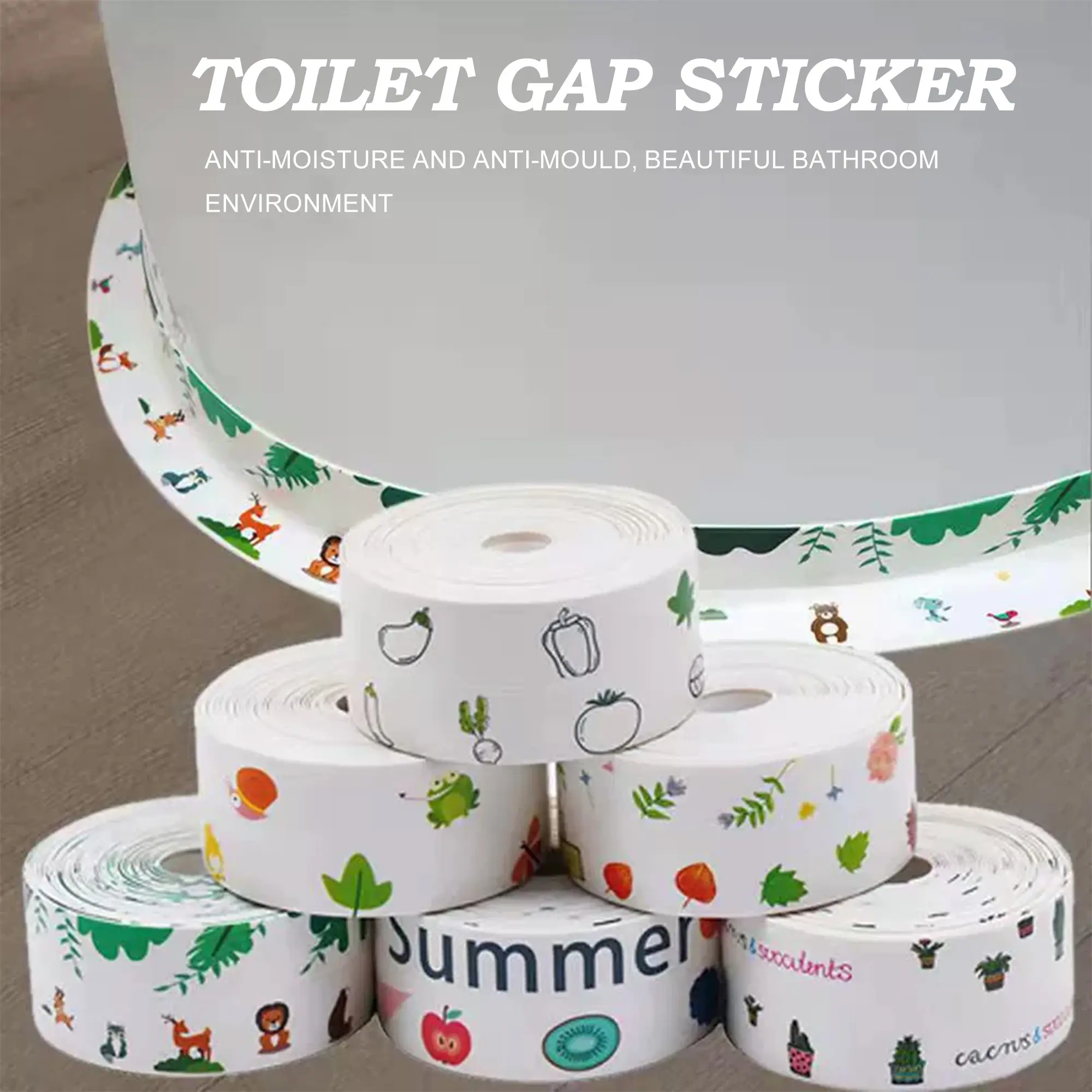 3 Counts Caulk Tape, Crack-Resistant Gap Seal,Random Pattern