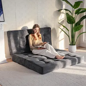 Deals for You Tri-Fold Mattress, 6 Inch Tufted Folding Mattress Full Foam Bed, Foldable Floor Mattress Guest Bed Mattress Topper Portable Camping Sleeping Couch