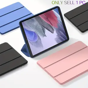 Solid Color Tri-fold Stand Tablet Case (1 Count), Shockproof & Scratch-resistant Protective Case, Tablet Protector, Tablet Protective Cover for Samsung Galaxy Tab A7 A8 A9, Tablet Accessories