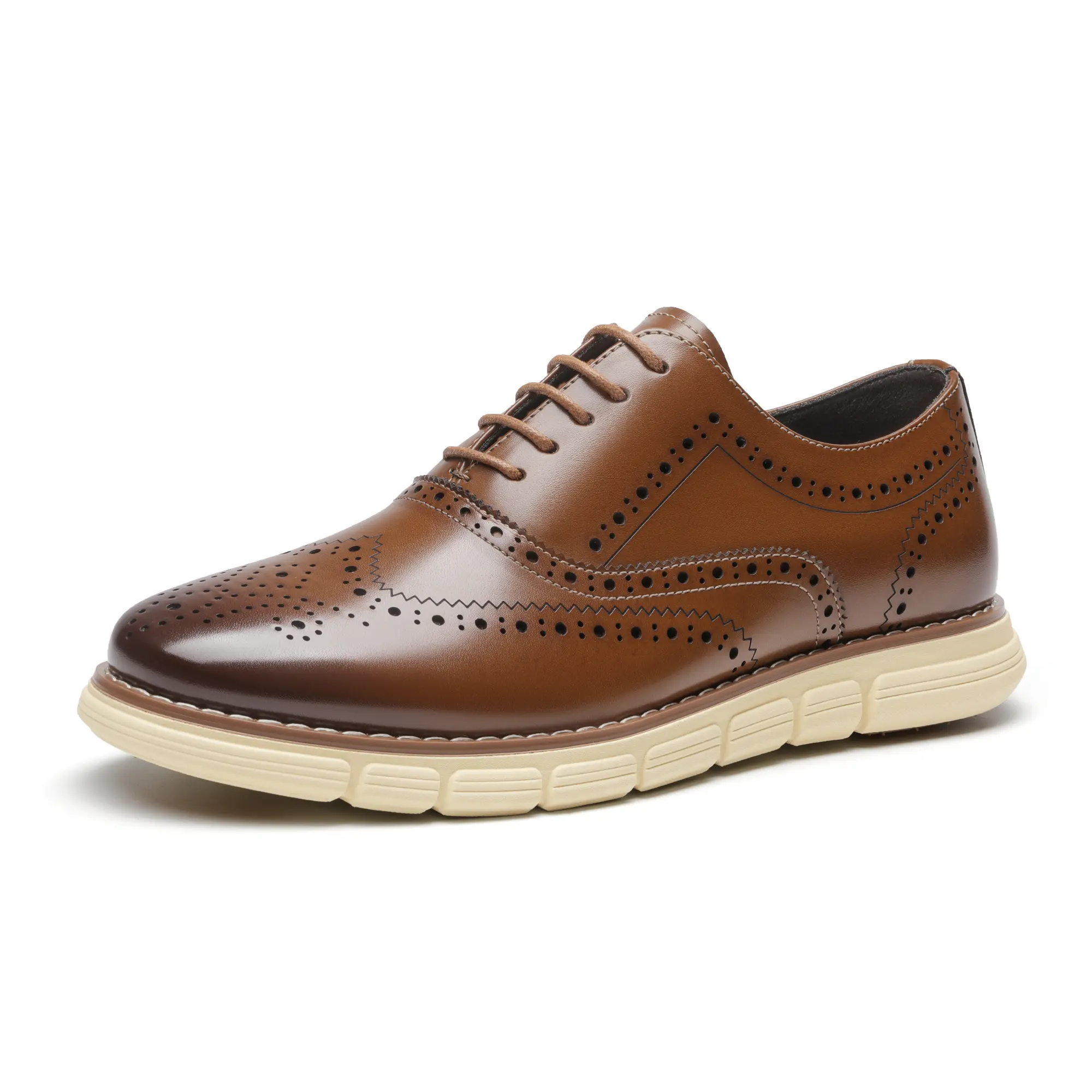 【BRUNO MARC Anniversary】 Men's Business Casual Dress Sneakers, PU Leather Round Toe Oxfords with Arch Support, Lightweight Walking Shoes, Shoe tiktokshopbacktoschool, Casual Business Shoes