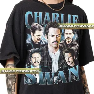 Limited Charlie Swan Vintage T-Shirt, Shirt Gift For Woman and Man Unisex T-Shirt GP02