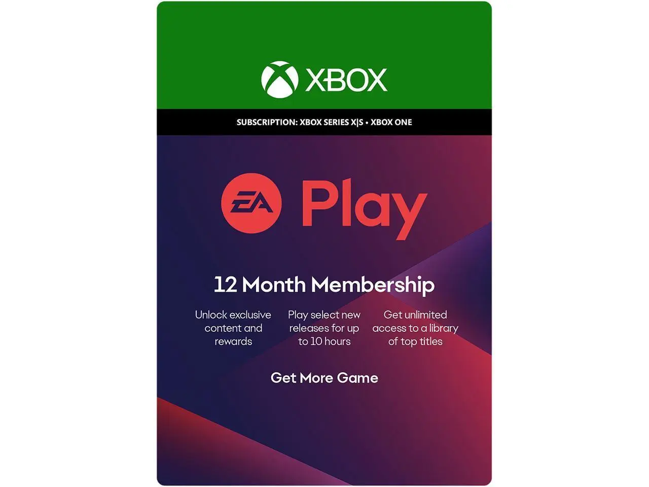 EA Play 12-Month Subscription, Digital Code for Xbox 1 Games