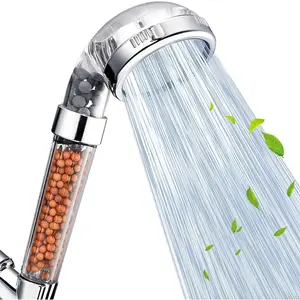 Shower , Filter Filtration High  Water Saving 3 Mode Function  Handheld Showerheads for Dry  & Hair