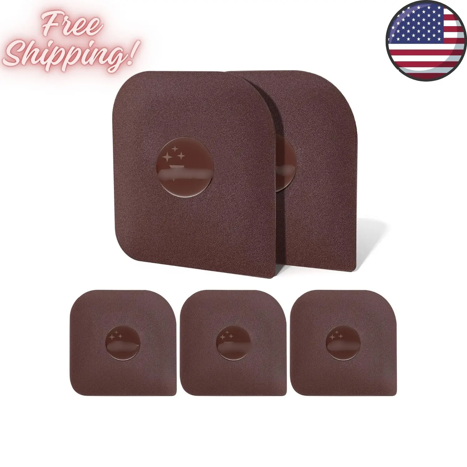 Pan Scraper, 5 Pcs Pot & Dish Scraper Plastic, Sturdy Scraper Kitchen Tool