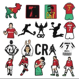 CR7 soccer charms for crocs. 16 piece set. Footwear Shoe Decor Comfort Bedroom Bridal