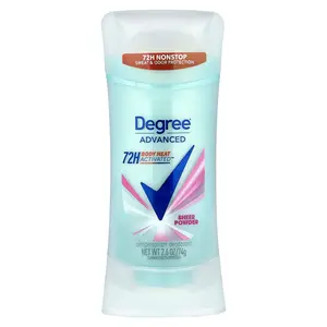 Degree Advanced, 72H Body Heat Activated™, Antiperspirant Deodorant, Sheer Powder, 2.6 oz (74 g)