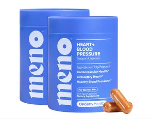 MENO Heart Health & Blood Pressure Support Capsules 2-Pack