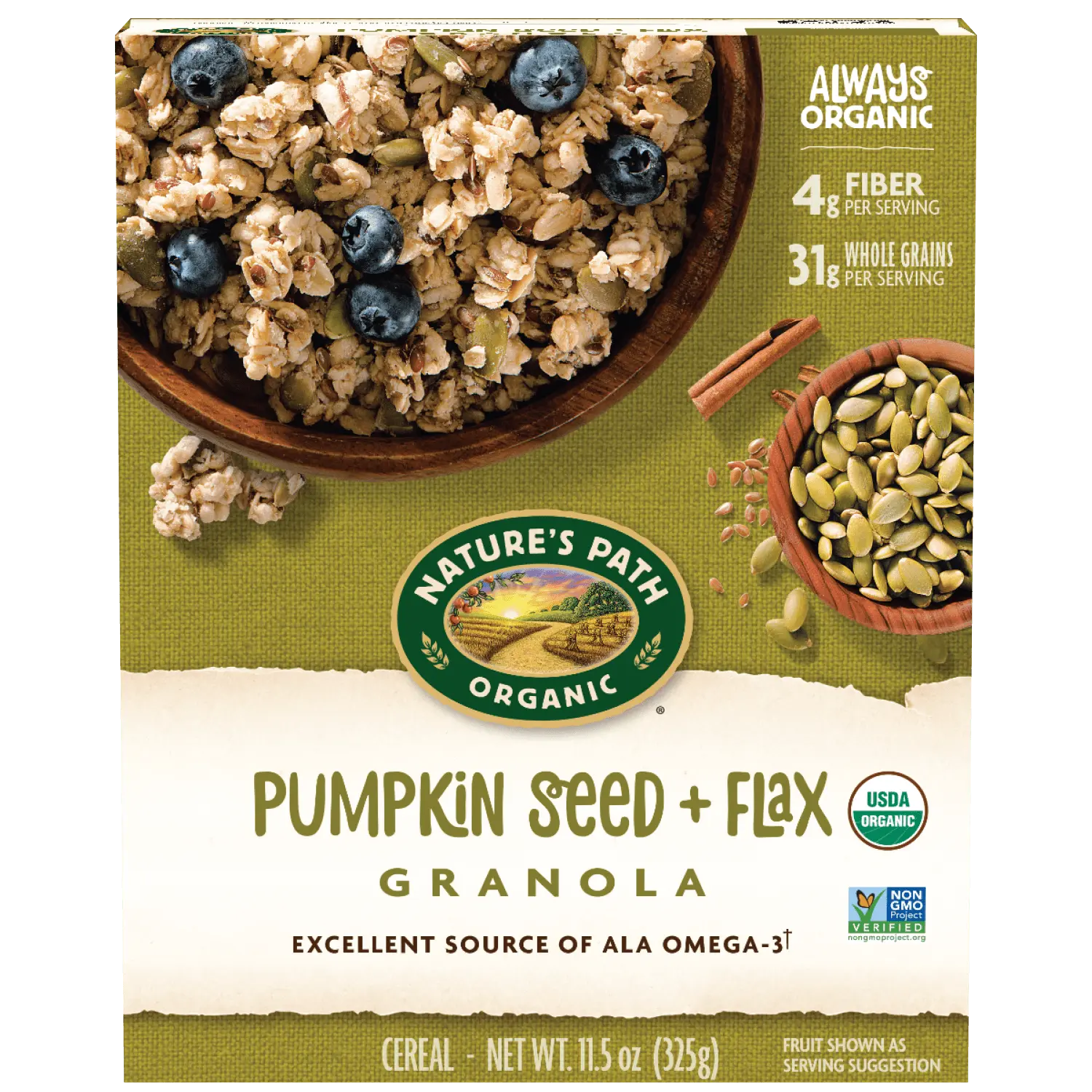 Nature's Path Organic Pumpkin Seed + Flax Granola