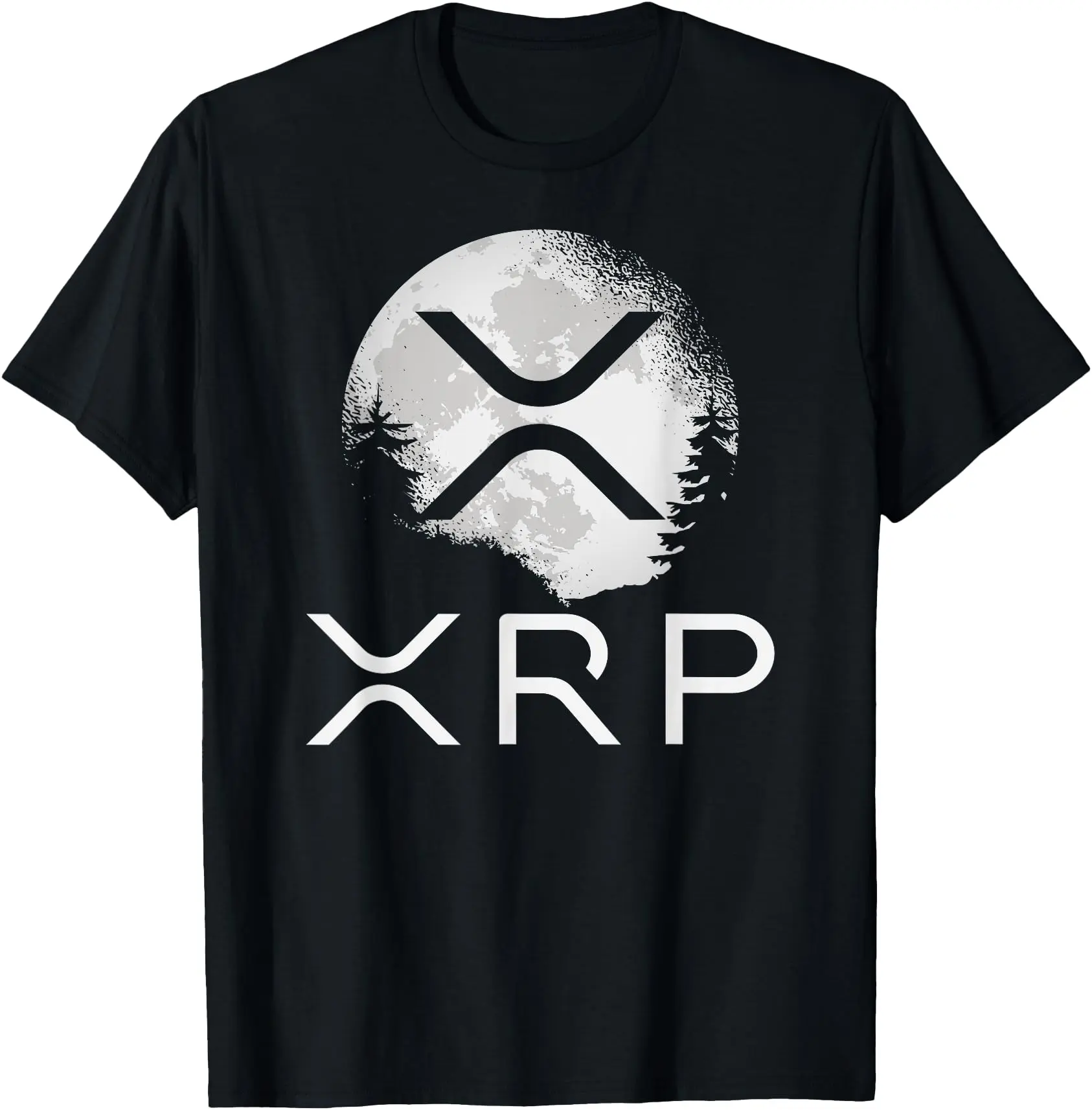 Ripple Coin Xrp Ledger Moon Cryptocurrency Bull Market T-Shirt