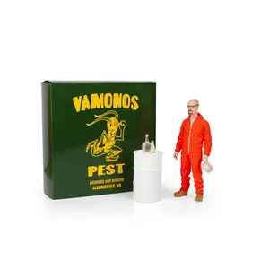Breaking Bad Walter White In Orange Hazmat Suit Figure | Measures 6 Inches Tall