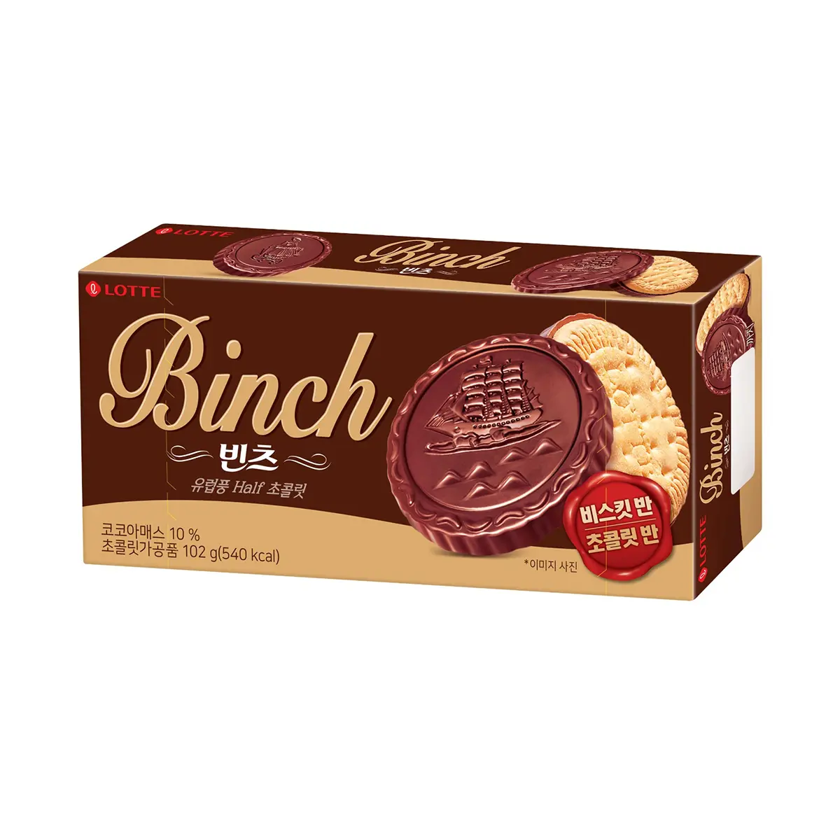 Lotte Binch Cookies 102 g - Delicious Snack