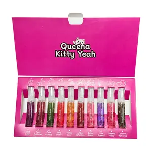 【5ml*10pcs】Queena Kitty Yeah Pink Charm Perfume Gift Set honey oud bella vita fragrance Men's Long Lasting Fragrance Set summer mink cologne Floral Fruity Eau de Parfum Spray Sunshine Vanilla Gourmet Perfume vanilla  perfumes edp perfumito  mini perfumes