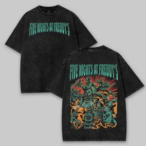 Vintage Style Five Nights At Freddy's Vintage T-Shirt, FNAF T-Shirt, Gift For Women and Man Unisex T-Shirt