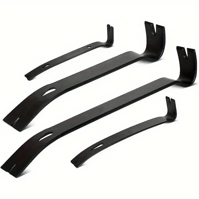 4pcs Pry Bar Set, High Carbon Steel Forging, Practical Claw Bars, Magic Rods, Mini Lever Pokes, No Power Needed Tools, Diy Tool, Tool Kit Set