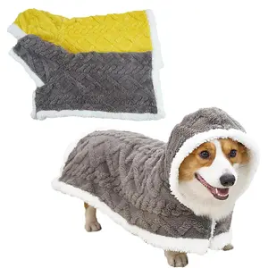 Pet Warm Coat, 1 Count Soft Comfortable Pet Sleeping Cape, Pet Sleeping Robe, Dogs Clothes, Dog & Cat Clothing Supplies