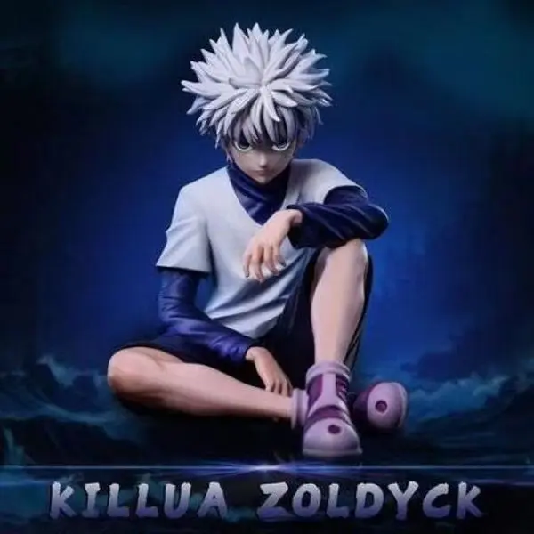Full-time Hunter Gon Freecss & Killa Zoldyck figure, collectible PVC figure, PVC collectible, anime collectible figure, desktop decoration, Full-time Hunter merchandise, anime fashion toy, collectible item, themed figure, collector's figure